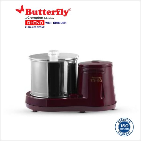 Butterfly Rhino 2 Ltr Wet Grinder  (Cherry Red)